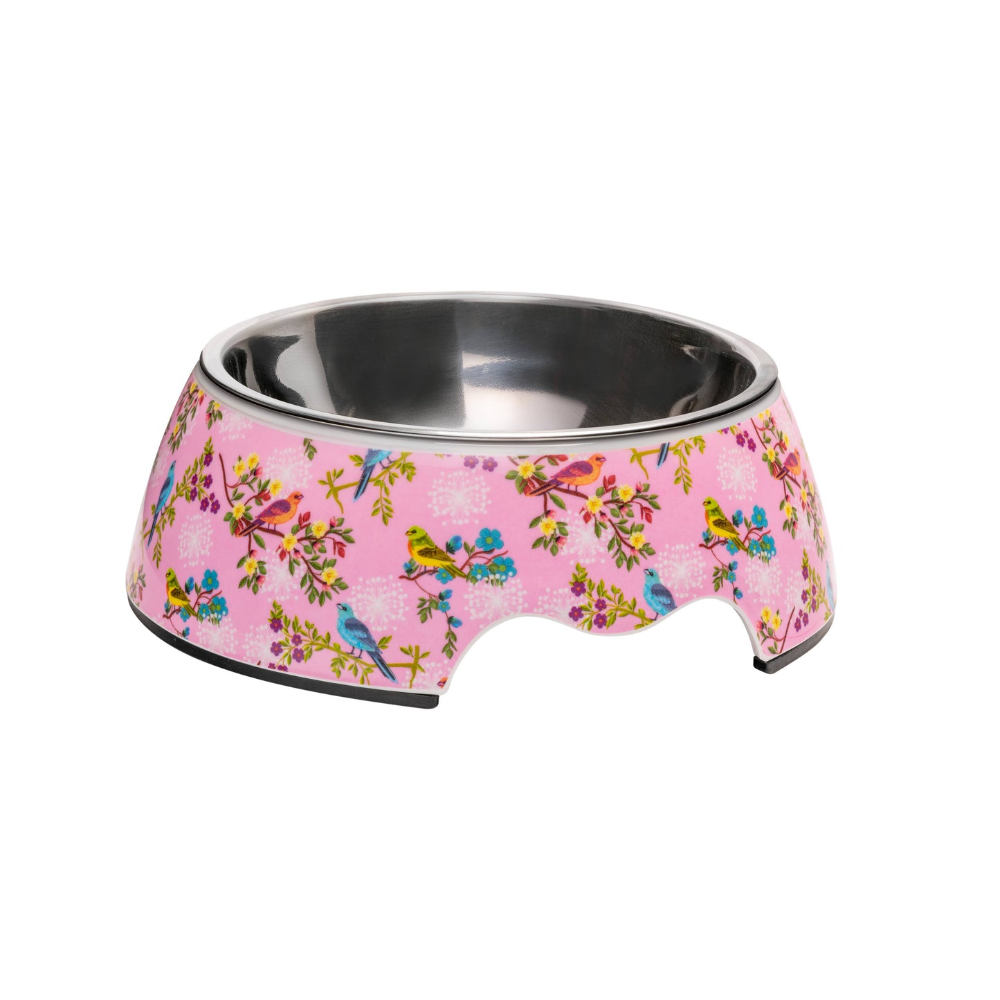 PawStory Avenue Classic Pet Bowl – Rosy Paradise